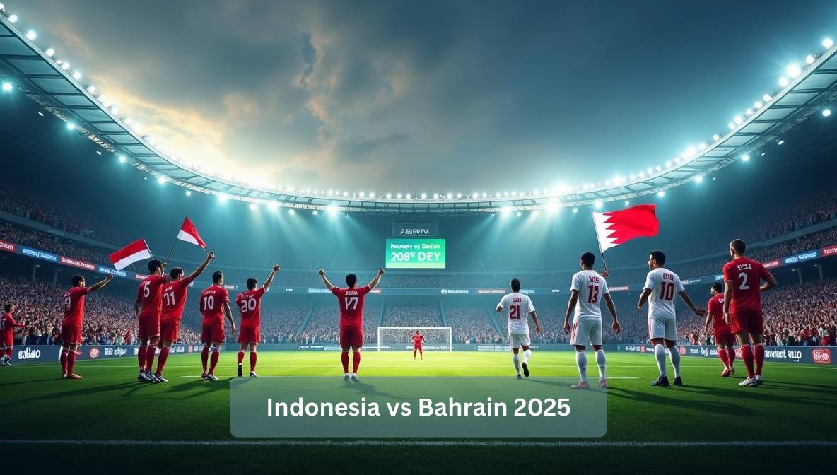 Indonesia vs Bahrain 2025 Jadwal dan Prediksi Laga