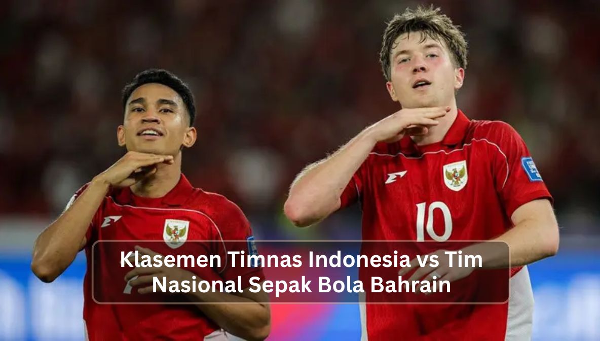 Klasemen Timnas Indonesia vs Tim Nasional Sepak Bola Bahrain