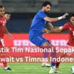 statistik tim nasional sepak bola kuwait vs timnas indonesia